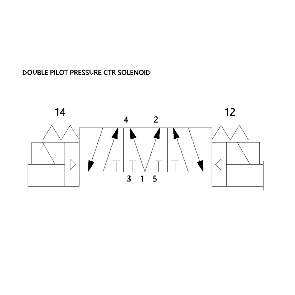 122BB700M000061 NUMATICS/AVENTICS SOL-PILOT VALVE<BR>2012 SERIES 4/3 PRESSURE CTR 24VDC